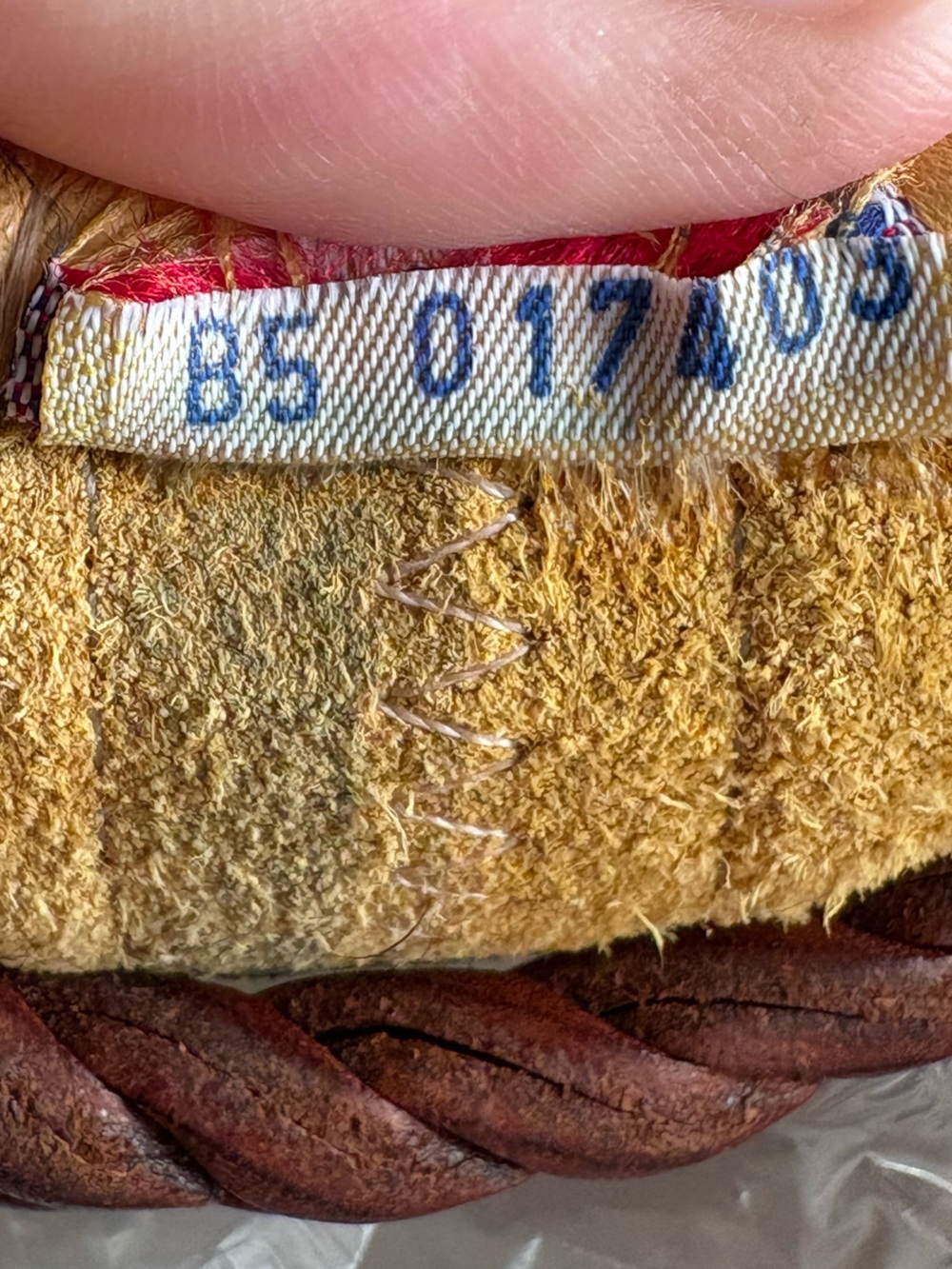 Dooney & Bourke awl Yellow Leather Webster twill strap Drawstring Bucket Bag - Picture 12 of 16